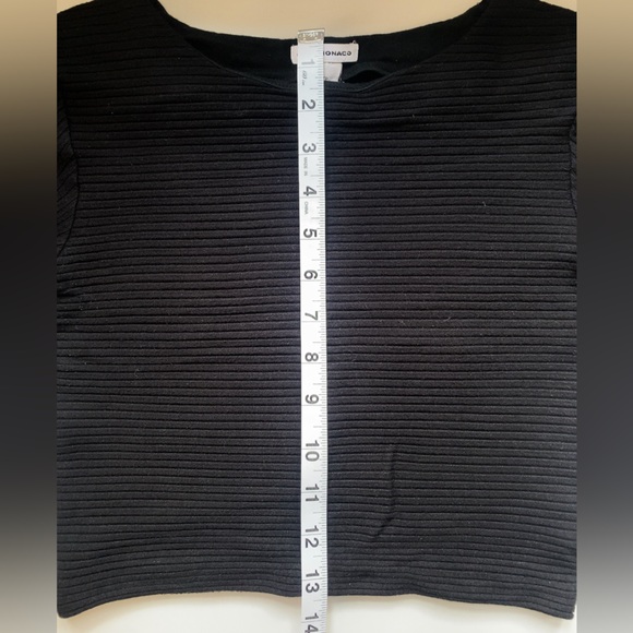 Club Monaco Black Stretchy Cropped Sweater size XS - Picture 6 of 6
